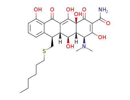 13-(hexylthio)-5-hydroxy-6-α-deoxytetracycline