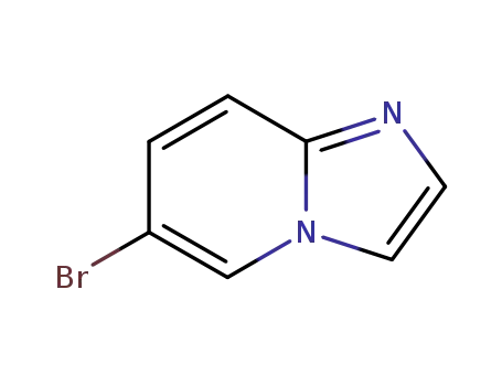 Molecular Structure of 6188-23-4 (6-Bromoimidazo[1,2-a]pyridine)