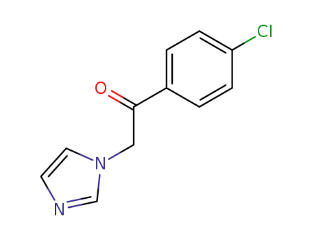Molecular Structure of 24155-32-6 (1-(4-Chlorophenyl)-2-(1h-imidazol-1-yl)-1-ethanone)