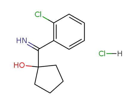 Cyclopentanol, 1-[(2-chlorophenyl)iminomethyl]-, hydrochloride