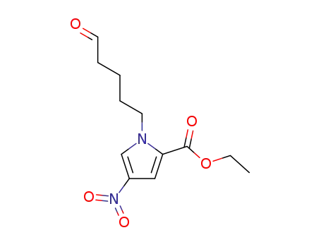 ethyl 1-(5-oxopentyl)-4-nitro-2-pyrrolecarboxylate