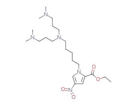 ethyl 1-<5-pentyl>-4-nitro-2-pyrrolecarboxylate