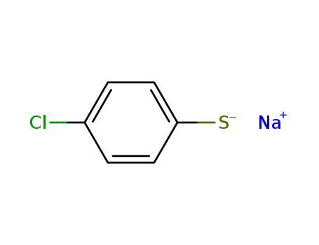 Molecular Structure of 18803-44-6 (Benzenethiol, 4-chloro-, sodium salt)