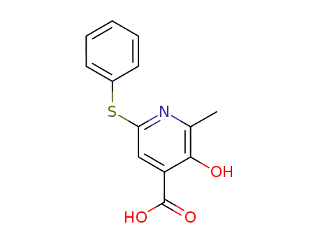 2-methyl-3-hydroxy-4-carboxy-6-phenylthiopyridine