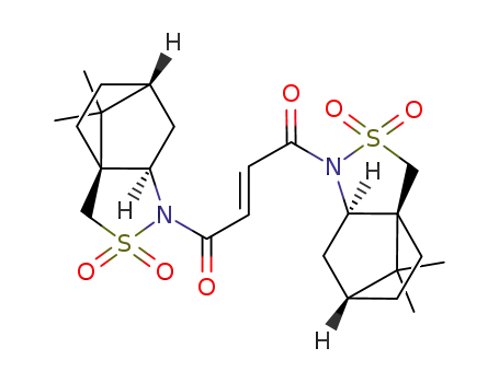N,N'-fumaroyldi<(2R)-bornane-10,2-sultam>