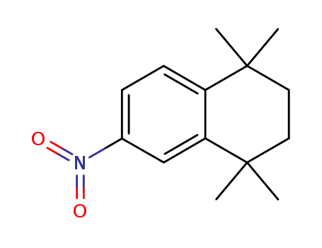 Molecular Structure of 102121-55-1 (2-Nitro-5,5,8,8-tetramethyl-5,6,7,8-tetrahydronaphthalene)