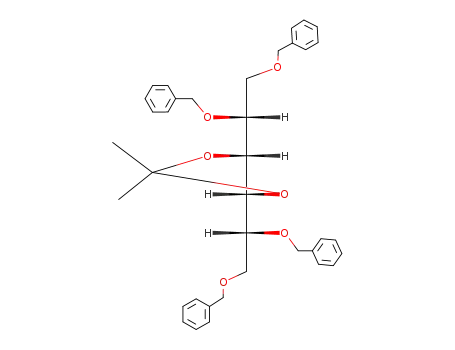 1,2,5,6-tetra-O-benzyl-3,4-O-isopropylidene-D-mannitol