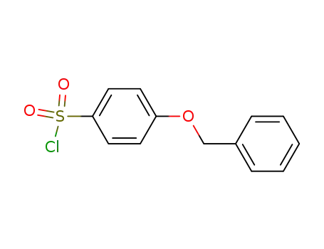Molecular Structure of 87001-32-9 (4-(Benzyloxy)benzene-1-sulfonyl chloride)
