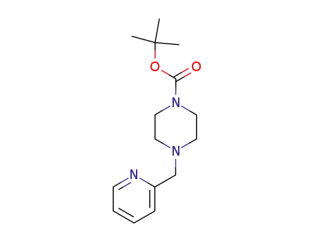 Molecular Structure of 77278-93-4 (1-(TERT-BUTOXYCARBONYL)-4-((2-PYRIDYL)METHYL)PIPERAZINE)