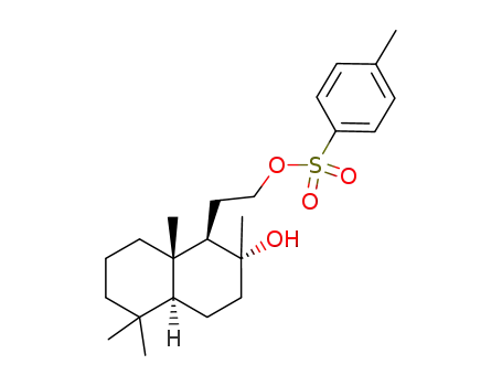 Toluene-4-sulfonic acid 2-((1R,2R,4aS,8aS)-2-hydroxy-2,5,5,8a-tetramethyl-decahydro-naphthalen-1-yl)-ethyl ester