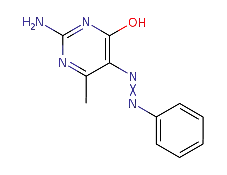 2-amino-4-hydroxy-6-methyl-5-phenylazopyrimidine
