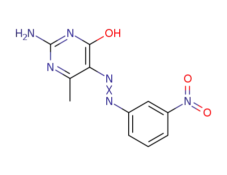 2-Amino-6-methyl-5-(3-nitro-phenylazo)-pyrimidin-4-ol