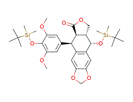4,4'-bis-O-(dimethyl-tert-butylsilyl)-4'-O-demethylepipodophyllotoxin