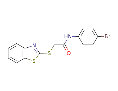 2-(benzo[d]thiazol-2-ylthio)-N-(4-bromophenyl)acetamide