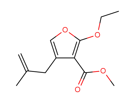 2-Ethoxy-4-(2-methyl-allyl)-furan-3-carboxylic acid methyl ester