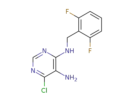 5-amino-4-chloro-6-<(2,6-difluorobenzyl)amino>pyrimidine