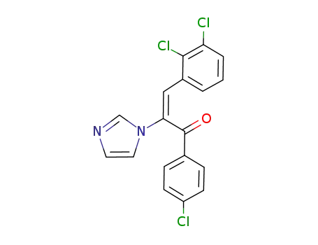 (E)-1-(4-Chloro-phenyl)-3-(2,3-dichloro-phenyl)-2-imidazol-1-yl-propenone