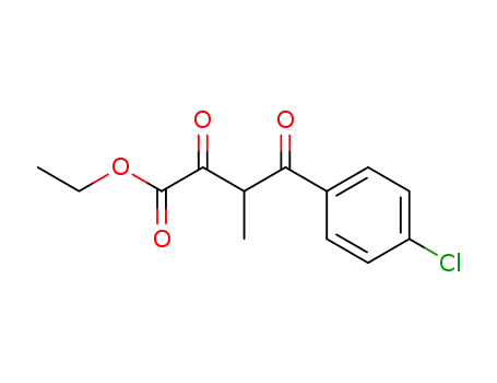Molecular Structure of 169544-41-6 (ETHYL 4-(4-CHLOROPHENYL)-3-METHYL-2,4-DIOXO-BUTYRATE)