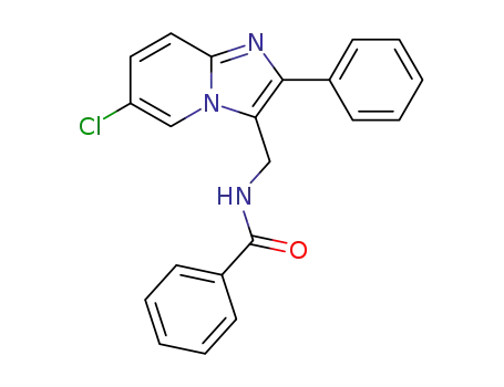 3-benzamidomethyl-2-(4'-t-butylphenyl)-6-chloroimidazo<1,2-a>pyridine