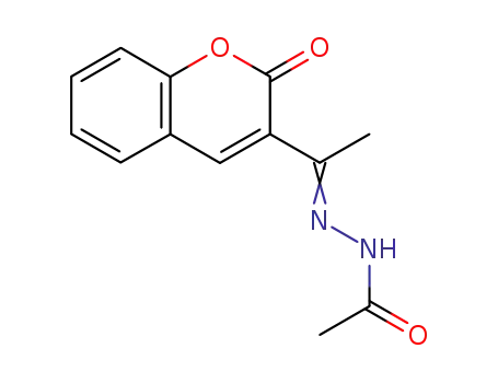 3-<1-(Acetylhydrazono)ethyl>coumarin