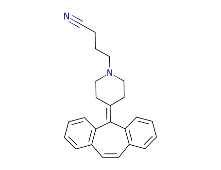 4-<4-(5H-dibenzocyclohepten-5-ylidene)piperidino>butanonitrile