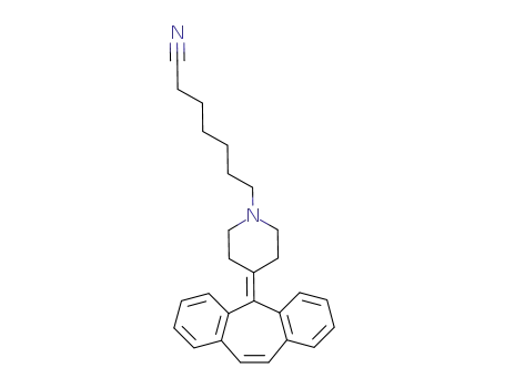 7-(4-Dibenzo[a,d]cyclohepten-5-ylidene-piperidin-1-yl)-heptanenitrile