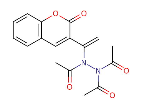 3-(1-Triacetylhydrazinoethenyl)coumarin