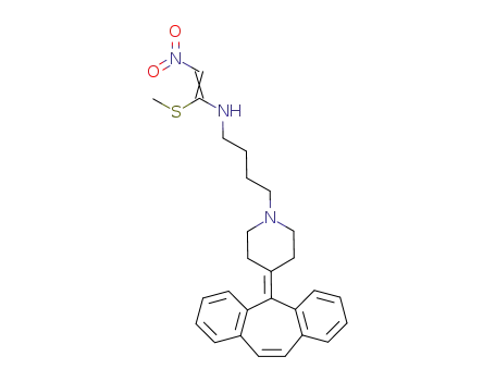 [4-(4-Dibenzo[a,d]cyclohepten-5-ylidene-piperidin-1-yl)-butyl]-((Z)-1-methylsulfanyl-2-nitro-vinyl)-amine