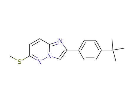 2-(4-tert-Butyl-phenyl)-6-methylsulfanyl-imidazo[1,2-b]pyridazine