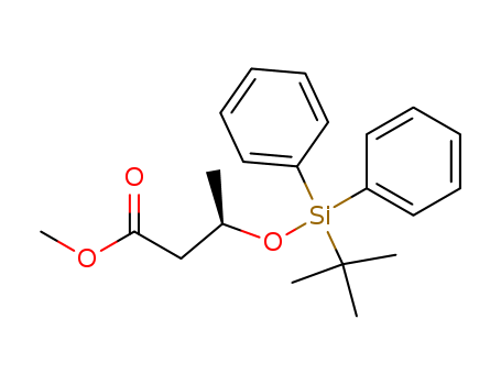Butanoic acid, 3-[[(1,1-dimethylethyl)diphenylsilyl]oxy]-, methyl ester, (3R)-