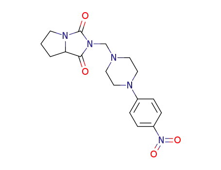 2-[4-(4-Nitro-phenyl)-piperazin-1-ylmethyl]-tetrahydro-pyrrolo[1,2-c]imidazole-1,3-dione
