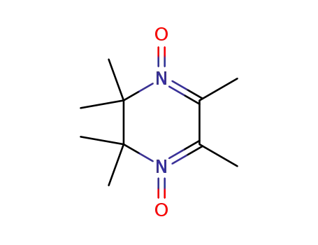 Molecular Structure of 14384-47-5 (2,2,3,3,5,6-hexamethyl-1-oxo-2,3-dihydropyrazin-1-ium-4(1H)-olate)