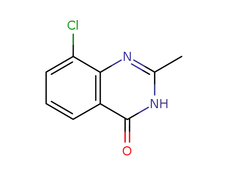 Molecular Structure of 19407-54-6 (8-Chloro-2-methylquinazolin-4(3H)-one)
