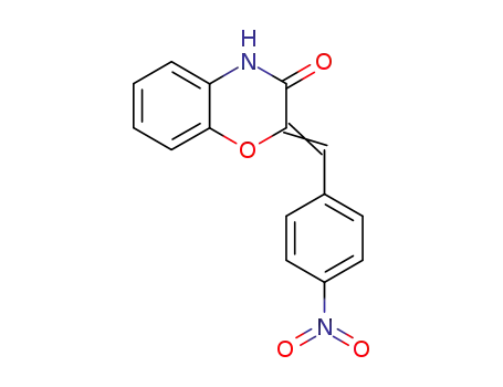 2-[(4-nitrophenyl)methylene]-2H-1,4-benzoxazin-3(4H)-one