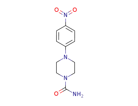Molecular Structure of 63178-62-1 (1-Piperazinecarboxamide, 4-(4-nitrophenyl)-)