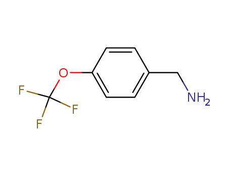 Molecular Structure of 93919-56-3 (4-(TRIFLUOROMETHOXY)BENZYLAMINE)
