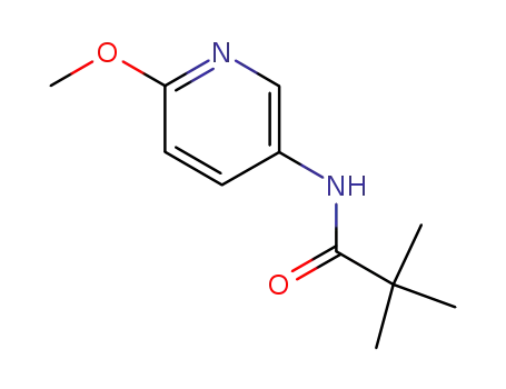 Molecular Structure of 227180-19-0 (N-(6-Methoxy-pyridin-3-yl)-2,2-dimethyl-propionamide)