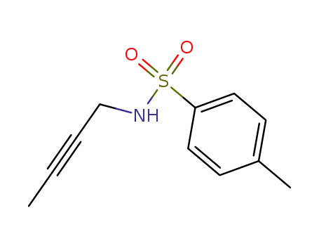 Molecular Structure of 286376-23-6 (Benzenesulfonamide, N-2-butynyl-4-methyl-)