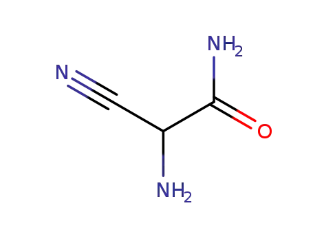 Molecular Structure of 6719-21-7 (2-Amino-2-cyanoacetamide)