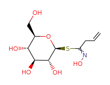 Molecular Structure of 5115-81-1 (DESULFOSINIGRIN)