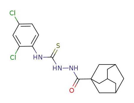 4-(2,4-dichlorophenyl)-1-[(1-tricyclo[3.3.3.1.13,7]decane)carbonyl]thiosemicarbazide