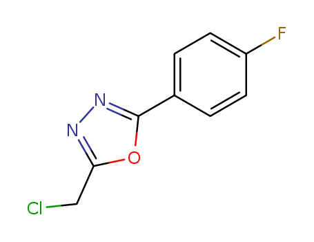 2-(CHLOROMETHYL)-5-(4-FLUOROPHENYL)-1,3,4-OXADIAZOLE
