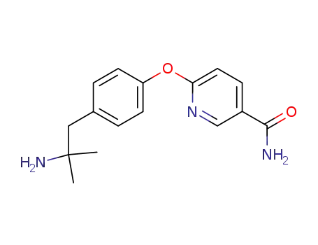 6-[4-(2-amino-2-methylpropyl)-phenoxy]-pyridine-3-carboxamide