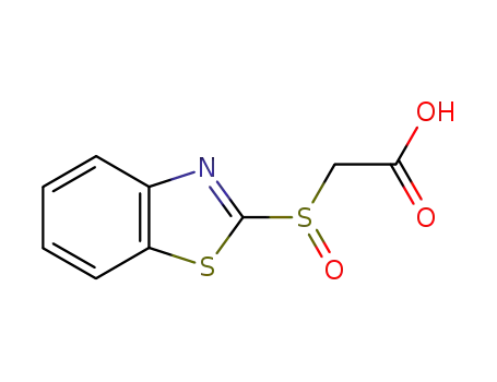 (2-benzothiazolylsulfinyl)acetic acid