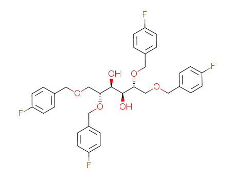 1,2,5,6-tetra-O-(4-fluorobenzyl)-D-mannitol