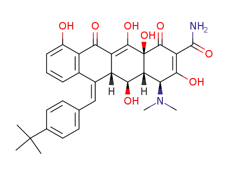 [4S-(4α,12aα)]-4-(dimethylamino)-6-(4-tert-butylbenzylidene)-3,5,10,12,12a-pentahydroxy-1,11-dioxo-1,4,4a,5,5a,6,11,12a-octahydro-naphthacene-2-carboxamide