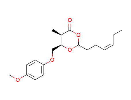 (5R,6R)-2-((Z)-Hex-3-enyl)-6-(4-methoxy-phenoxymethyl)-5-methyl-[1,3]dioxan-4-one