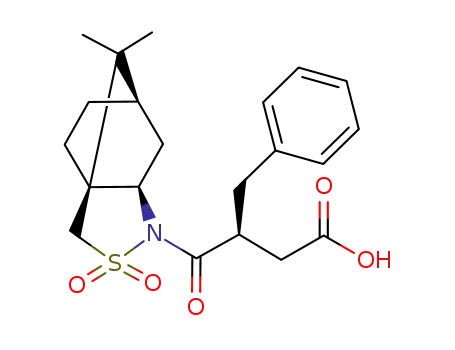 (3S)-4-[(3aS,6R,7aS)-tetrahydro-8,8-dimethyl-2,2-dioxido-3a,6-methano-2,1-benzisothiazol-1(4H)-yl]-4-oxo-3-(phenylmethyl)butanoic acid