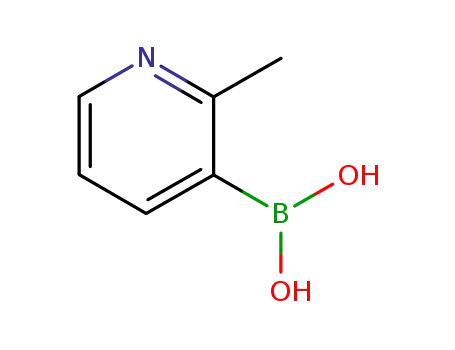 Molecular Structure of 899436-71-6 (2-METHYLPYRIDINE-3-BORONIC ACID)