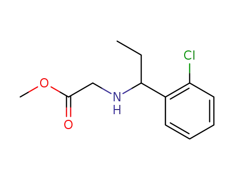 [1-(2-chloro-phenyl)-propylamino]-acetic acid methyl ester